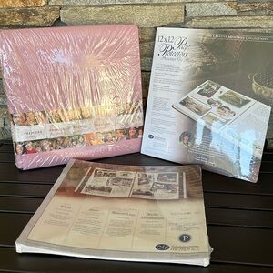 ALL NWT-CREATIVE MEMORIES PREMIER 12x12 PHOTO ALBUM WHITE PAGES & PROTECTORS